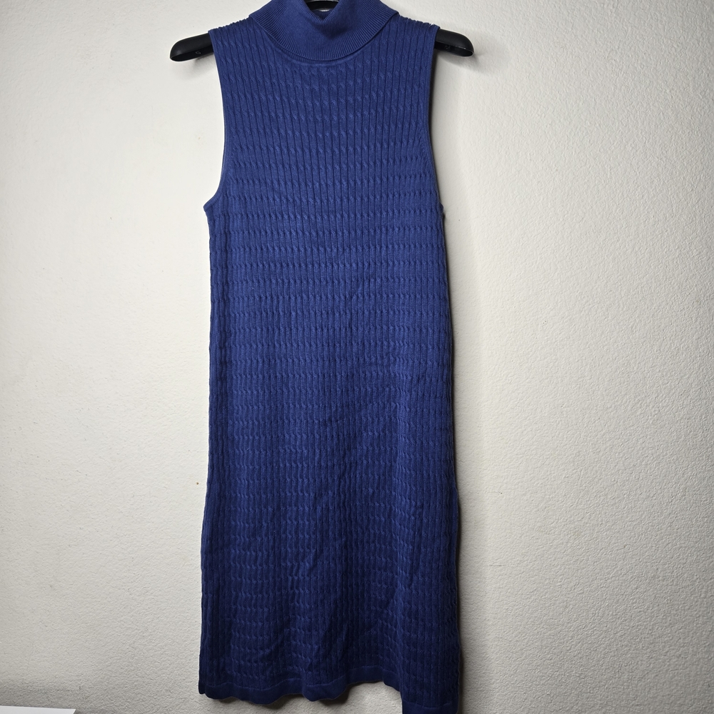 Tommy Bahama Sleeveless Ribbed Maxi Dress in Royal Blue